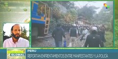 Manifestantes peruanos persisten paro en rechazo a venta de boletos para Machu Picchu