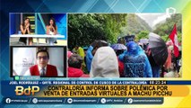 Contraloría informa sobre polémica por venta de entradas virtuales a Machu Picchu