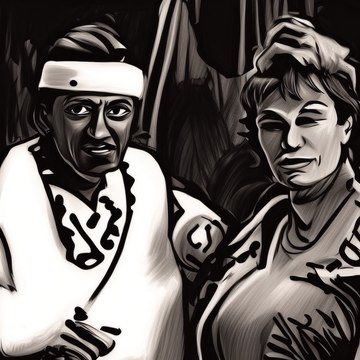 Frédérique et Fabrice, les aînés de l'aventure, mènent le bal au sein de l'équipe bleue des Apprentis Aventuriers.