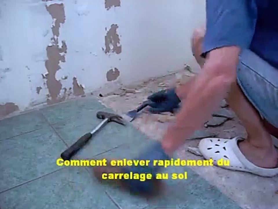 Méthode inédite pour enlever le carrelage de sol