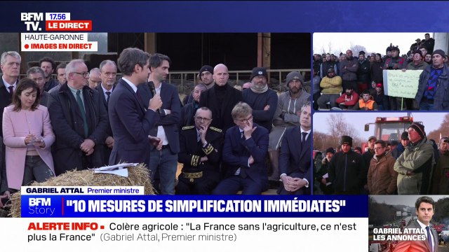 Mobilisation des agriculteurs: Gabriel Attal annonce dix mesures de simplification immédiates