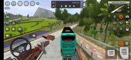 Bus Simulator Off road dangerous driving gameplay