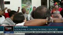 South Africa: Locals hail ICJ ruling on Israeli genocide