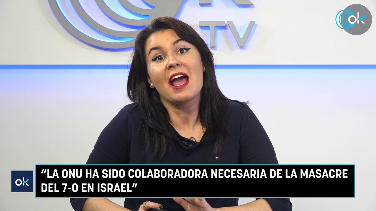 Pilar R. Losantos: "“La ONU ha sido colaboradora necesaria de la masacre del 7-O en Israel"
