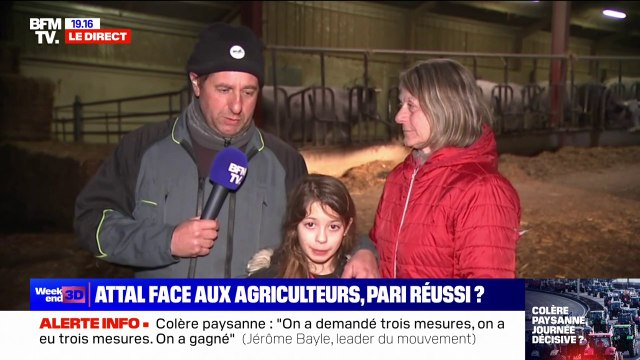 Annonces de Gabriel Attal sur l'agriculture: Il y a encore du travail à faire, mais c'est un début , réagit Ludovic Calvet (éleveur de bovins en Haute-Garonne)