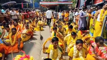 थाई पूसम पर कलश यात्रा ... देखें वीडियो...