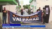Polícias civis de Pernambuco seguem trabalho em operação-padrão