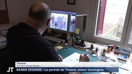 BANDE DESSINÉE / Le portrait de Titwane, auteur tourangeau