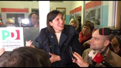 Elly Schlein a Genova inaugura circolo Pd dedicato a "Guido Rossa"