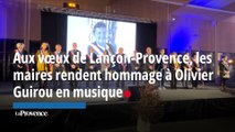 Aux vœux de Lançon-Provence, les maires rendent hommage à Olivier Guirou en musique