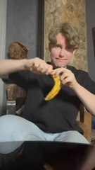 Comment ouvrir une banane facilement 