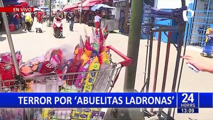 SMP: Abuelitas ladronas siembran terror entre los comerciantes del mercado Caquetá