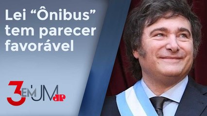 Pacotes de Javier Milei avançam no congresso argentino