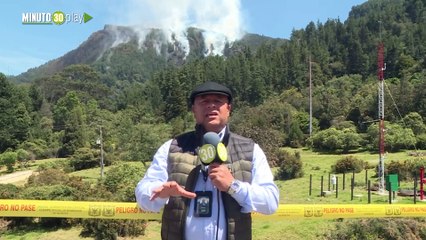 500 soldados ayudan a apagar los incendios en Bogotá