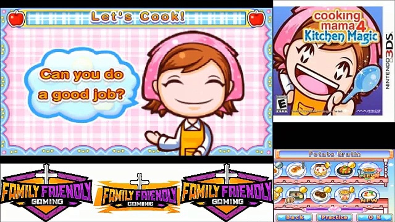 Cooking Mama 4 Kitchen Magic Potato Gratin