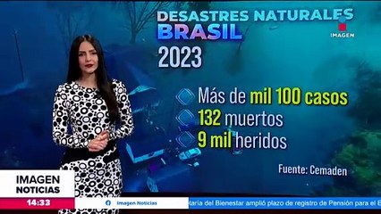 Brasil rompió el récord de desastres naturales en 2023
