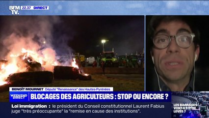 Mobilisation des agriculteurs: "Le Premier ministre a eu un discours de confiance", pour Benoît Mournet (Renaissance)