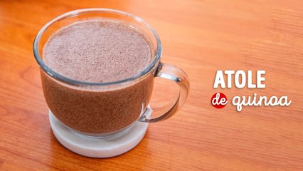 Receta de atole de quinoa con manzana, ¡delicioso, calientito y saludable!