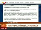 TSJ habilita al ciudadano Daniel Omar Ceballos Morales para ejercer funciones públicas