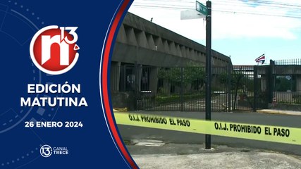 Trece Noticias Edición Matutina 26 enero 2024.