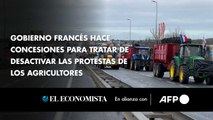 Gobierno francés hace concesiones para tratar de desactivar las protestas de los agricultores