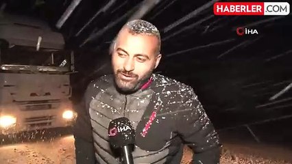 Erzincan'ın yüksek kesimlerinde kar yağışı etkili oldu