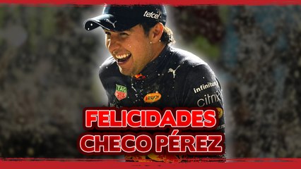 CHECO PÉREZ cumple 34 años y esta de F1ESTA