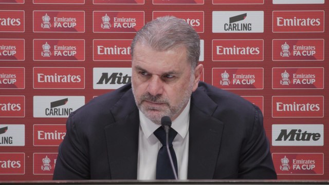 Ange Postecoglou on Spurs 1-0 FA Cup defeat by Man City