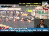 ¡MUY BIEN! SUSPENDIERON COBRO DE PEAJES PRESENTADO POR POBLADORES DE PUENTE PIEDRA