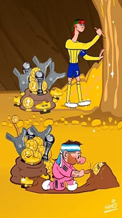 It seems that the era of Ronaldo and Messi will not end anytime soon -- messi animation ronaldo(HD)