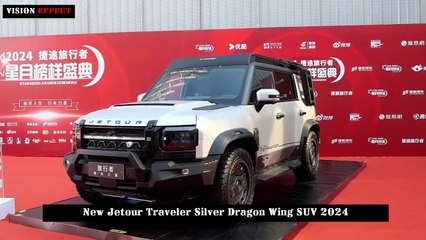 New Jetour Traveler (Stargazer)Silver Dragon Wing SUV 2024 with Jetour's Official Modification Brand JMK