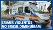 Crimes violentos no Brasil diminuíram em 2023
