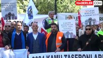 Taşeron İşçiler Adana'da Kadro Talebiyle Eylem Yaptı