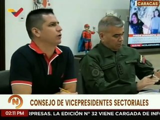 Download Video: Vpdta. Delcy Rodríguez lidera reunión del Consejo de Vicepresidentes Sectoriales para revisar las 7T