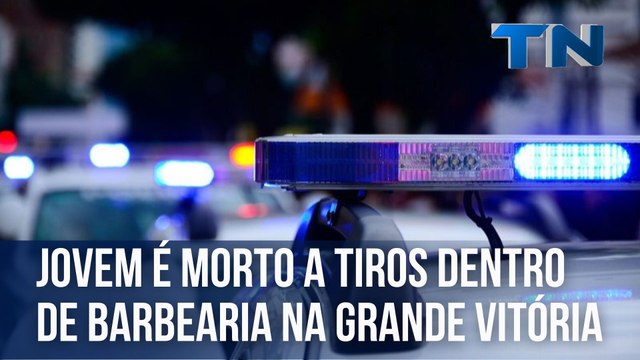 Jovem é morto a tiros dentro de barbearia na Grande Vitória