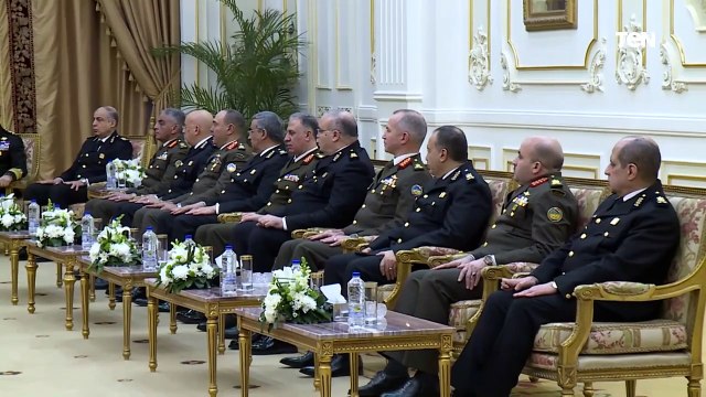 استقبال السيد وزير الداخلية للسيد وزير الدفاع والإنتاج الحربي لتقديم التهنئة بعيد الشرطة ال72