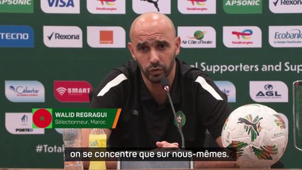 Regragui : "On est en mission, on veut gagner cette CAN"