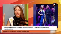 Misionera representará a Argentina en el certamen Miss Mundo 2024 en India