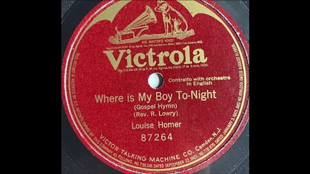 Haydn Quartet - Where Is My Boy To-Night (1908)