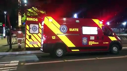 Homem sofre queda e é imobilizado durante atendimento no Centro