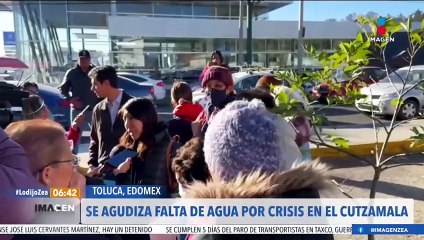 Se agudiza la falta de agua por la crisis en el Sistema Cutzamala