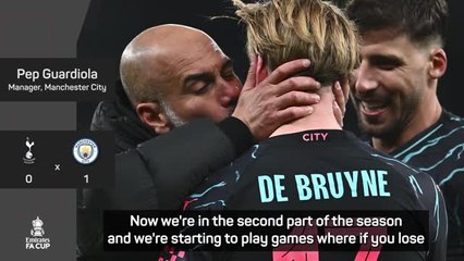 City mentality in Spurs cup win delights Guardiola