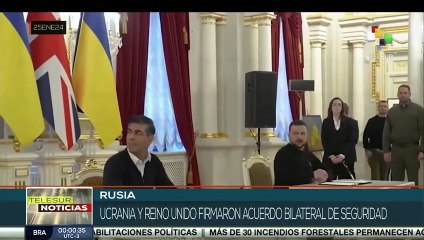 Reino Unido y Ucrania firman acuerdo