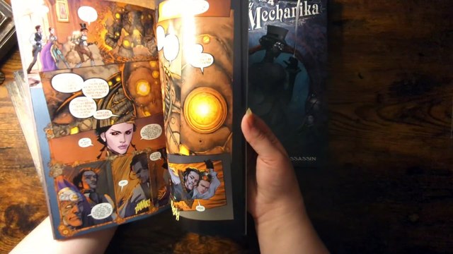 Book ASMR | Lady Mechanika Book Collection | Whispering/Tapping