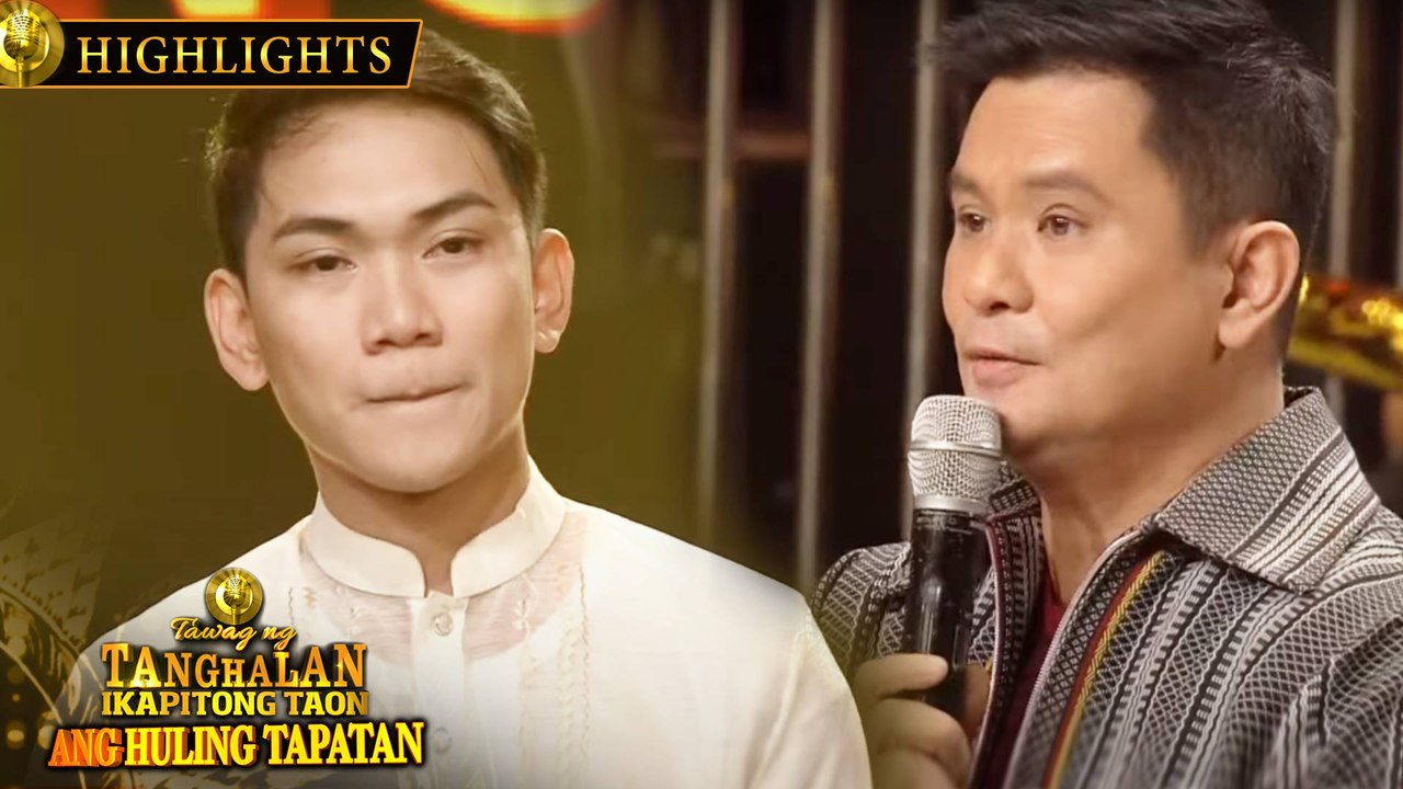 Hurado Ogie tries to make grand finalist Vensor laugh | Tawag Ng Tanghalan