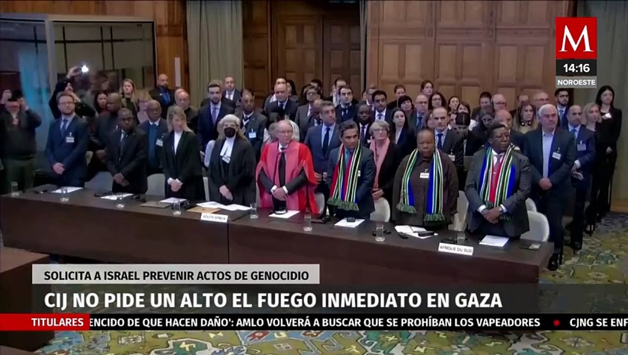 CIJ ordena a Israel prevenir actos de genocidio en conflicto con Hamás en Gaza