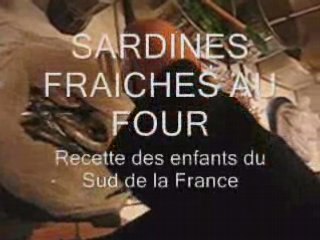 Sardines fraiches au four (recette des enfants du sud de  la