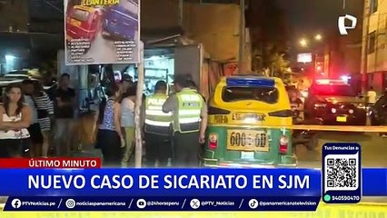 SJM: presuntos sicarios asesinan a dos personas dentro de taller mecánico