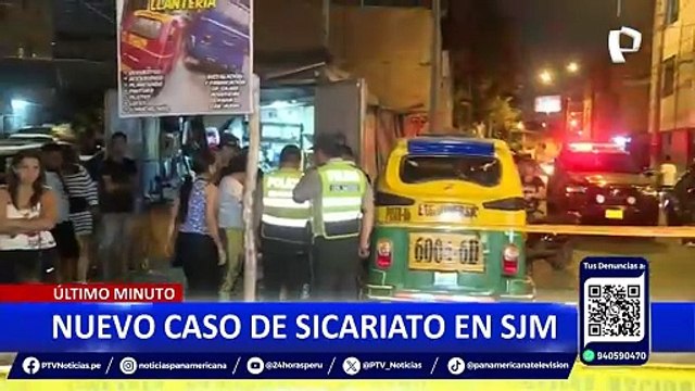 SJM: presuntos sicarios asesinan a dos personas dentro de taller mecánico