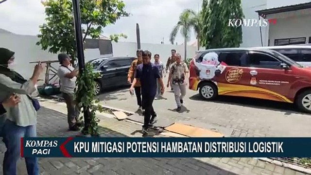 Upaya Antisipasi Gangguan Penyaluran Logistik Pemilu, KPU Pusat Cek Gudang Logistik KPU Solo